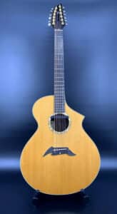 Breedlove MJ22/E 12-String Custom Acoustic (Spruce/Striped Ebony)