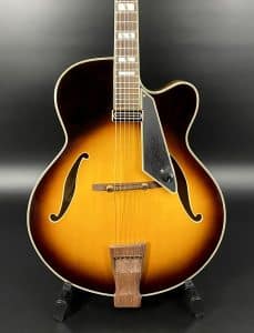 Carlo Robelli D-120 Manhattan (Plus Charlie Christian Pickup & New Hardshell Case)